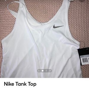 Brand new w tag Nike white top